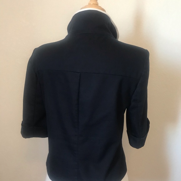Navy Blue Blazer by Courtenay - Picture 3 of 5